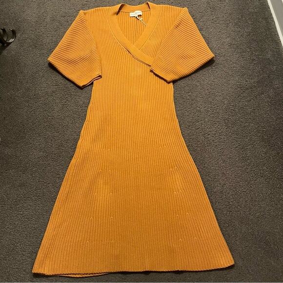 Mara Hoffman Samira Ribbed Knit Midi Sweater Dress NWT - Picture 7 of 12